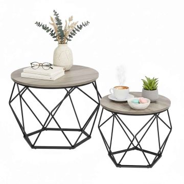 Kohvilaudade komplekt Relaxdays 10052094_1507, 2 tk