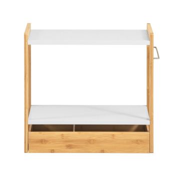 Köögiriiul 55x35x49cm., helepruun/valge värv