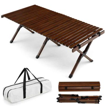 Camping table, foldable, 122 × 43.5 × 60 cm