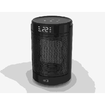 Keraamiline ventilaatorsoojendi Mill FH1500BLACK, 1500 W, Must