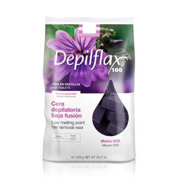 Kõva depilatsioonivaha Depilflax Malva, Elastne
