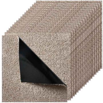 Vaipkatteplaadid VEVOR SXP-HPD-02, 10 tk, Pruunid, 457,2 × 457,2 mm