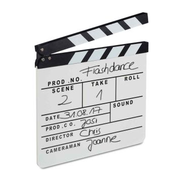 Filmivõtteklapp Relaxdays 10021347.0, 26 × 30 cm