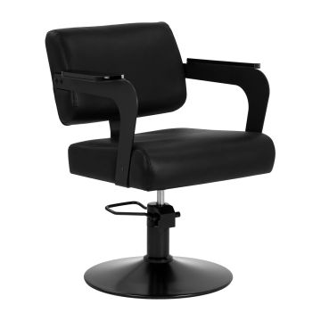 Парикмахерское кресло Hair System Jet, Чёрное