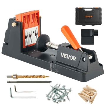 Taskuaukude puurimiskomplekt VEVOR XK2-2504, 3 ava, 316 × 85 × 155 mm