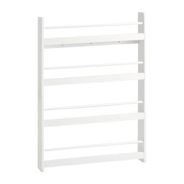 Детская полка 80x12x118см., белого цвета