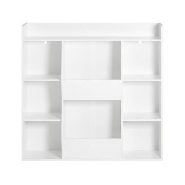 Laste riiul 106x30x104cm., valge värvusega