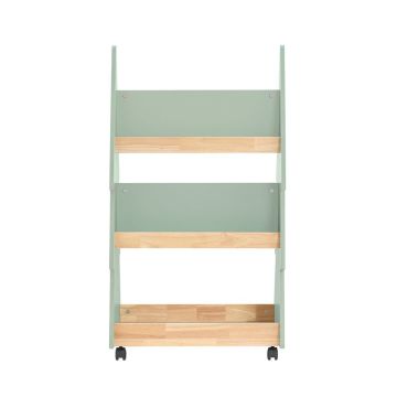 Детская полка 60x42x108см., светло-зеленого/светло-коричневого цвета
