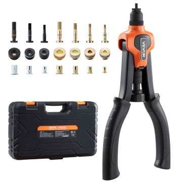 Needimutritööriist VEVOR DY-8805, 7 torni ja 70 mutrit, oranž/must, 340 × 160 × 45 mm