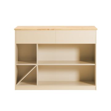 Кухонный остров 120x60x90см., светло-коричневого цвета