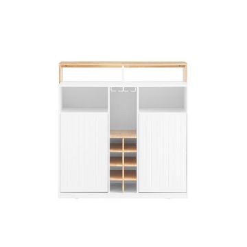 Кухонный остров 105x60x105см., белого/светло-коричневого цвета