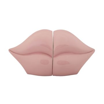 Bocca Bookends, Set of 2, Pink, 27 × 13 × 9 cm