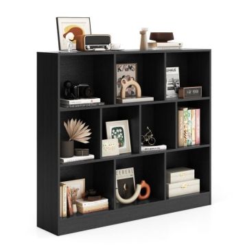 Bookshelf, 10 cubes, 120 × 104 × 24 cm
