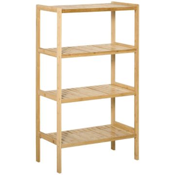 Raamatukapp Homcom 62x33x112cm, helepruun