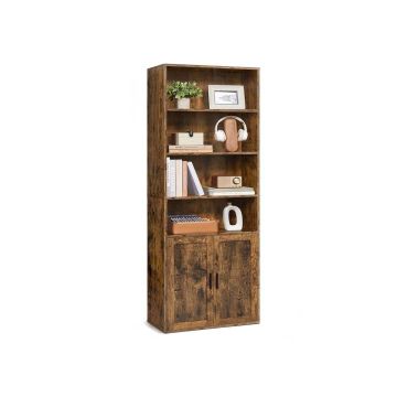 Raamaturiiul VASAGLE Custos, 6 astet, ustega, 60 × 175 × 24 cm