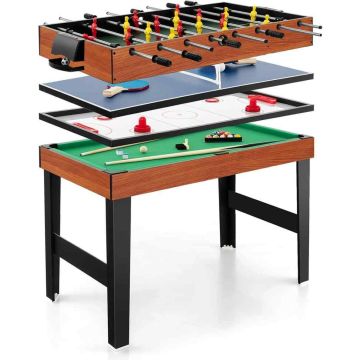 Combined game table, 4 in 1, 125 × 97 × 83 cm