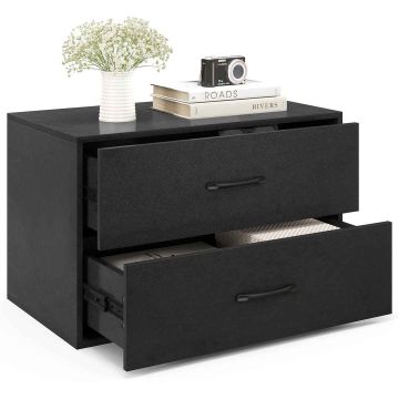 Chest of drawers, 2 drawers, stackable, 60 × 38 × 34 cm