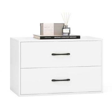 Chest of drawers, 2 drawers, stackable, 60 × 38 × 34 cm
