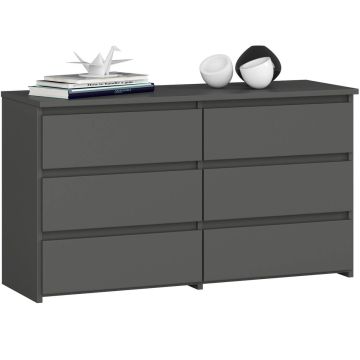 Kummut CL100, 6 sahtliga, hall, 100 × 57 × 35 cm