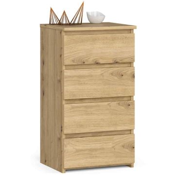 Kummut CL4, 4 sahtlit, Pruun, 40 × 74 × 35 cm