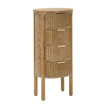 Kummut GOTEBORG, 3 sahtlit, Pruun, 38 × 82 × 33,5 cm