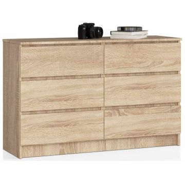 Kummut NORE K120 6 sahtliga, tammevärv