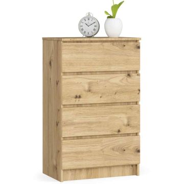 Kummut K60, 4 sahtlit, pruun, 60 × 99 × 40 cm