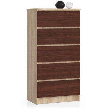 Kummut NORE K60 5 sahtliga, tamm/tumepruun