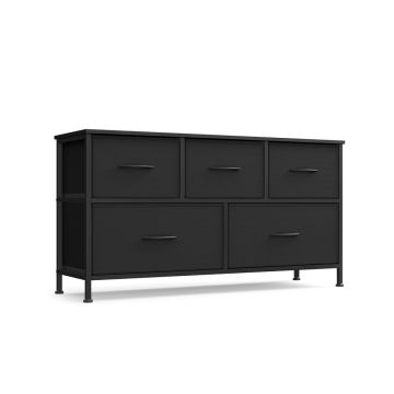 SONGMICS chest of drawers, 4 fabric drawers, 98.8 × 52.2 × 30 cm