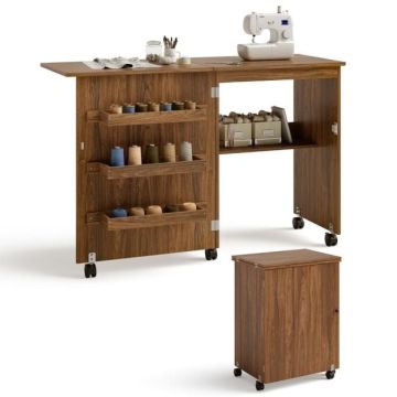 Computer desk, 3 storage compartments, 119.4 × 80 × 80.01 cm
