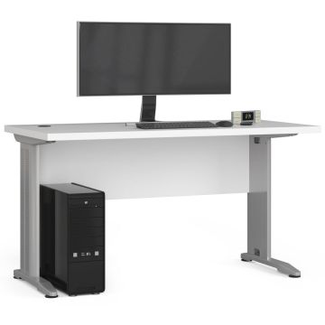 Arvutilaud BM-135, valge, 135 × 76 × 60 cm