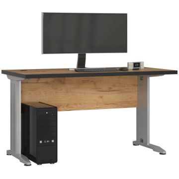 Arvutilaud BM-135, pruun, 135 × 76 × 60 cm