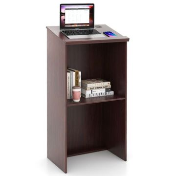 Computer desk, lectern, Black, 58 × 117 × 40 cm