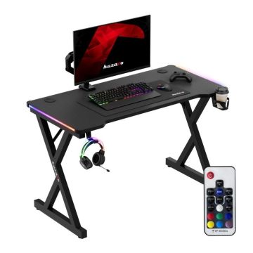 Игровой компьютерный стол Huzaro Hero 2.3 RGB, 131 × 11 × 77 см