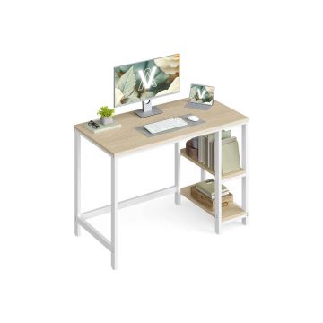 Arvutilaud VASAGLE LWD47X, vasak või parem, 2 riiulit, 100 × 76 × 50 cm