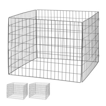 Kompostrid Relaxdays 10047372.0, 3 tk, 560 l, Mustad, 90 × 70 × 90 cm