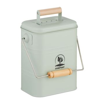Kompostikast Relaxdays, 3,5 l, 20,5 × 26 × 14 cm