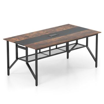 Conference table, 6-8 people, 180 × 76 × 96 cm