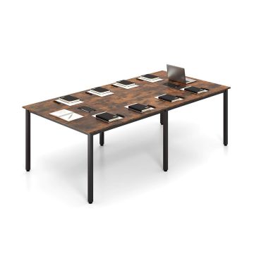 Conference table, up to 10 people, Brown/black