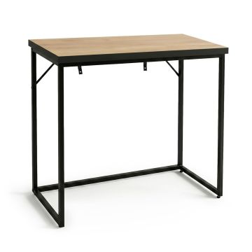 Konsoollaud ORIGO, tamme/musta värvi, 90 × 75 × 35 cm