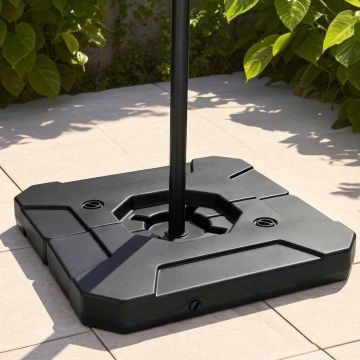 Cantilever umbrella base, 2 tanks, 88.9 × 88.9 × 12.7 cm
