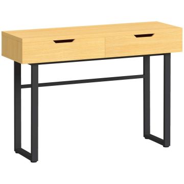 Konsoollaud, 2 sahtlit, 110 × 76,5 × 35 cm