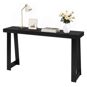 Konsoollaud VEVOR ZH619, Must, 140 × 81 × 30,5 cm