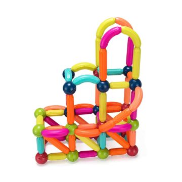 Magnetic Ball and Rod Construction Set, 88 pcs