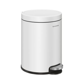 Songmics Cosmetics Bin, 6 l, White, 26 × 20.5 × 28 cm