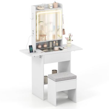 Vacuum table, with stool, 50–94 × 147 × 41 cm