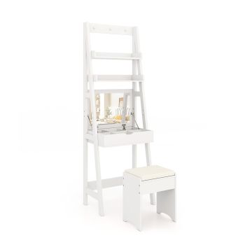 Vacuum table, with mirror and stool, 60 × 180 × 40 cm