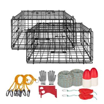 Krabipüünised VEVOR, 2 tk, 620 × 620 × 300 mm