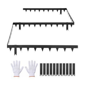 Maastikuäärised VEVOR, 10 tk, 1016 × 114,3 × 1,5 mm