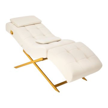 Кресло «Sillon Umbra», Белое/золотистое